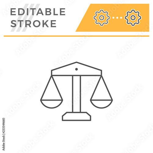 Scale line icon