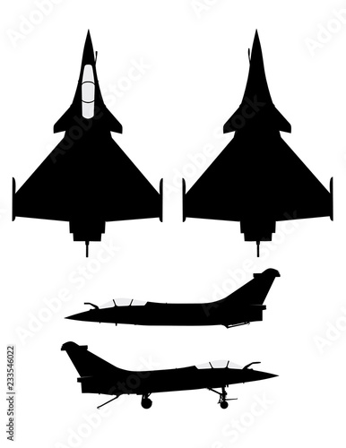 Profil avion de chasse modene