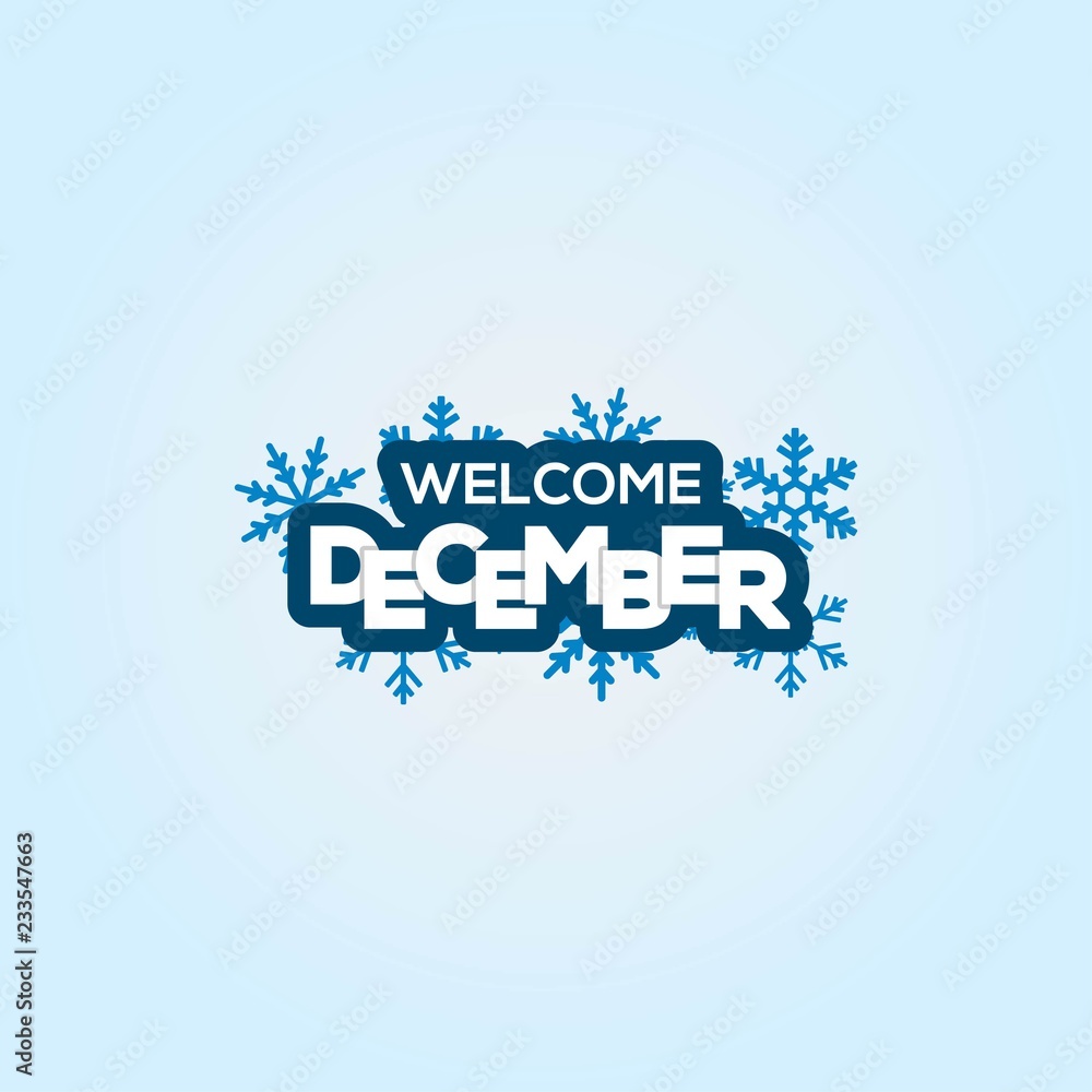 december design template, welcome december