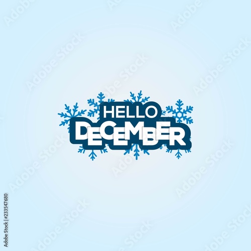 december design template  welcome december