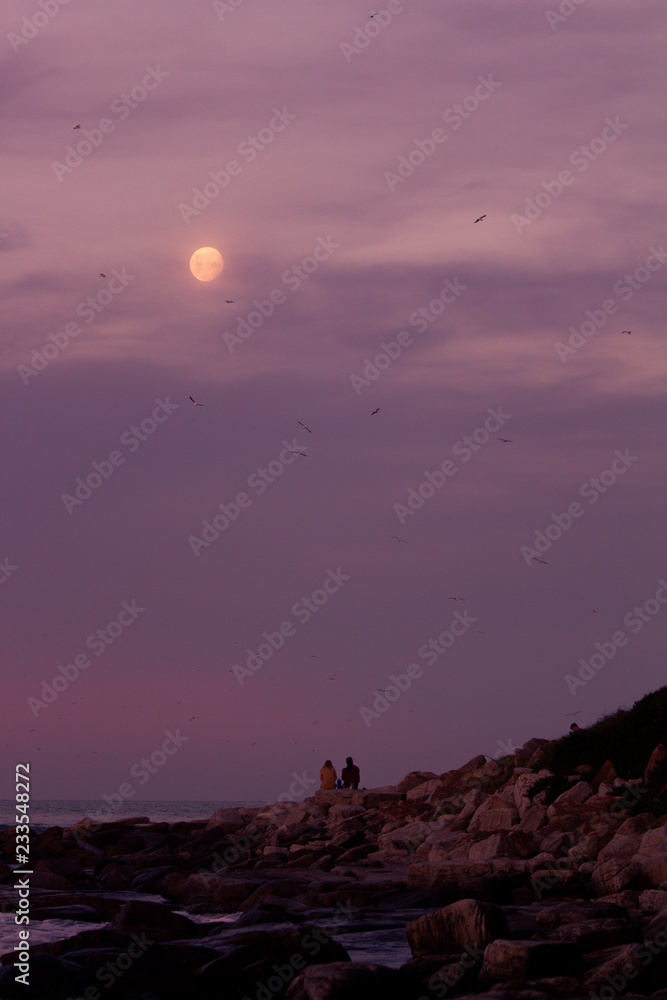 Obraz premium sunset in mountains