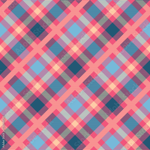 Classic tartan, Merry Christmas check plaid seamless patterns.