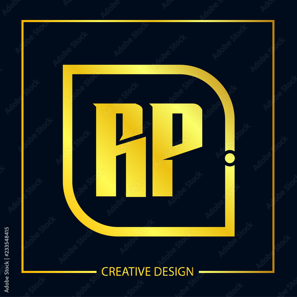 Initial Letter RP Logo Template Design Initial Letter RP Logo Template Design