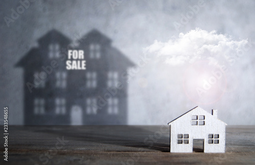 Dream house for sale concept