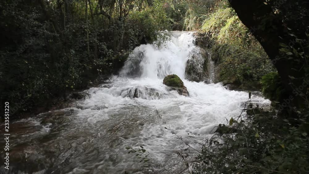 Waterfall. Salt d'Espolla. Martis de Salt. Esponellá. Girona, Catalonia, Spain. Waterfall. Salt d'Espolla. Martis de Salt. Esponellá. Girona, Catalonia, Spain.