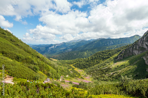 Fototapeta Naklejka Na Ścianę i Meble -  View around Giewont summit, poland, Tatry mountains