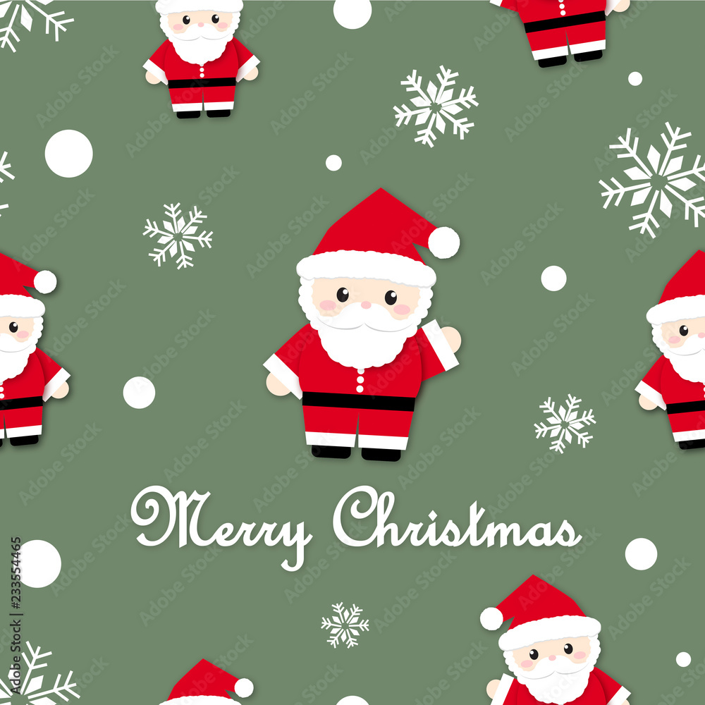 Merry Christmas greeting card with Santa Clause. Merry Christmas greeting card with Santa Clause.