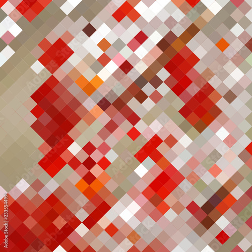 Red cold winter mosaic
