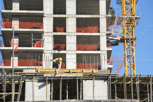 Construction site workers at Construction site