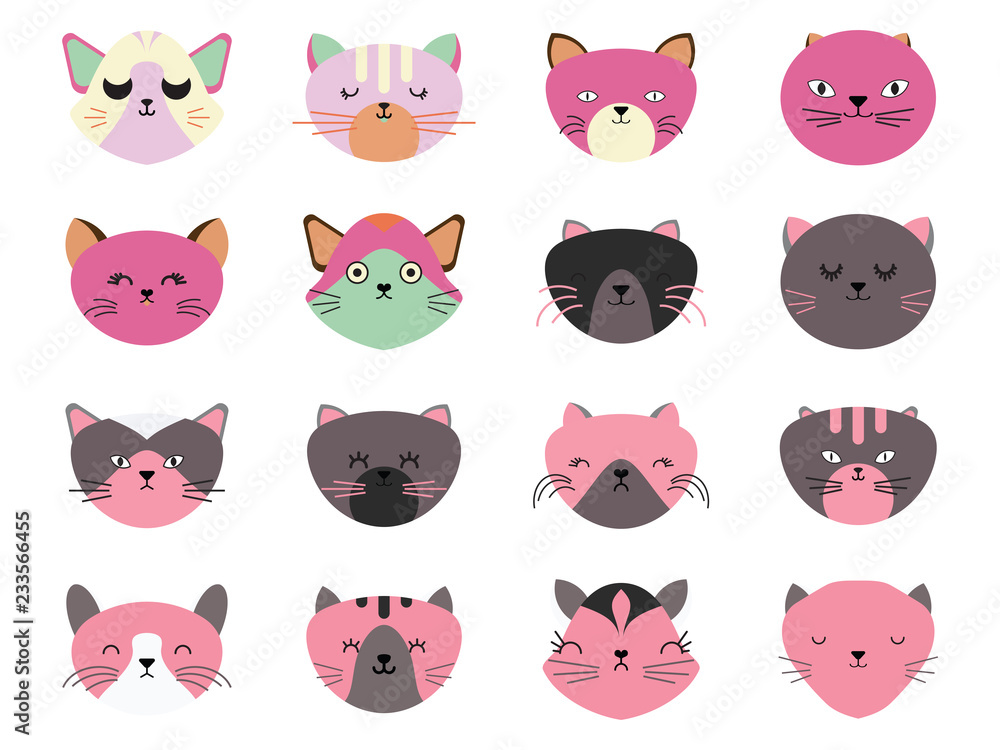  Cat icon in EPS10 vector format isolated