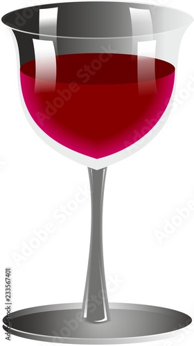 Copa de vino llena