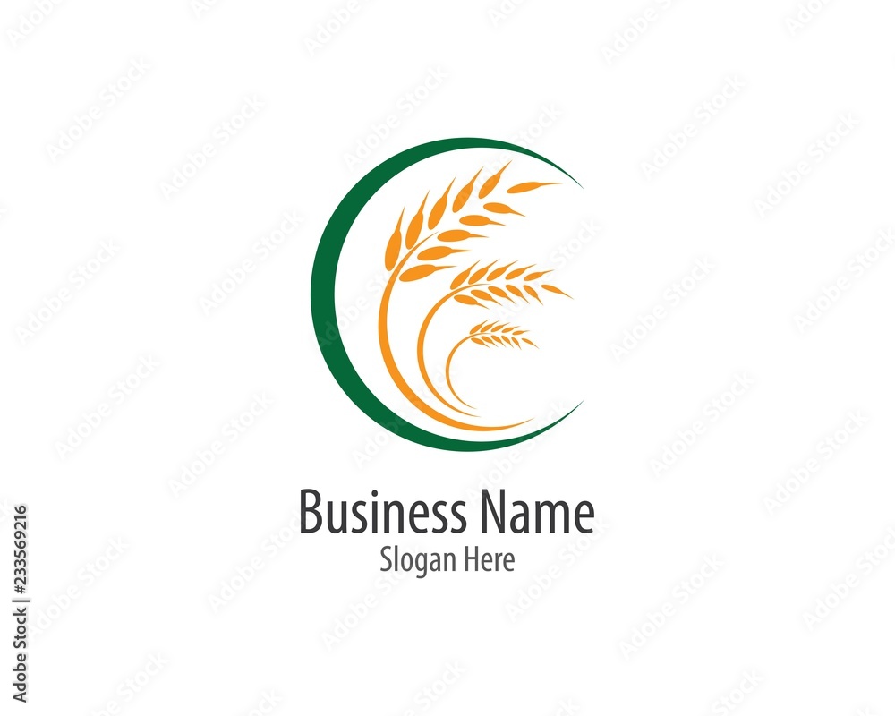 Wheat logo icon