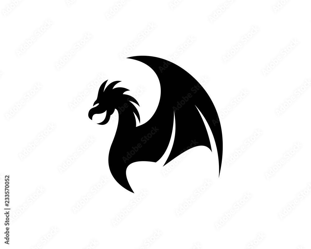Dragon logo icon Dragon logo icon