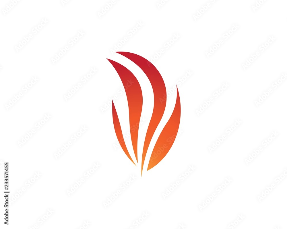 Fototapeta premium Fire symbol illustration