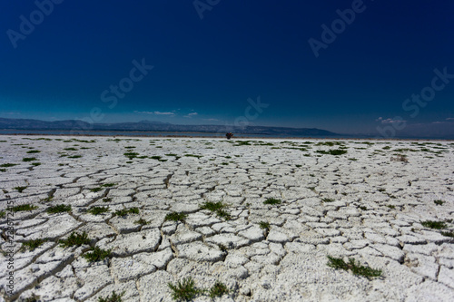 drying lakes and cracked soils