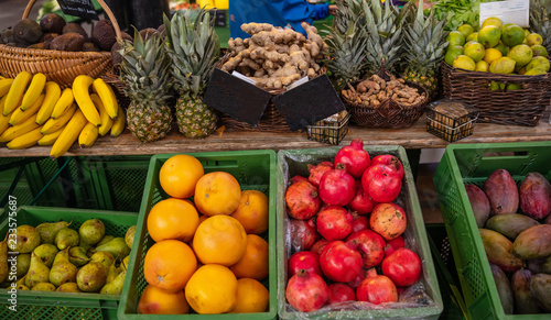 Various fruits in local market, Berlin, Germany, wallpaper