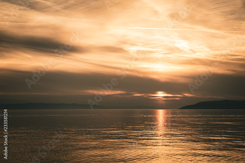 sunset over sea © Jan