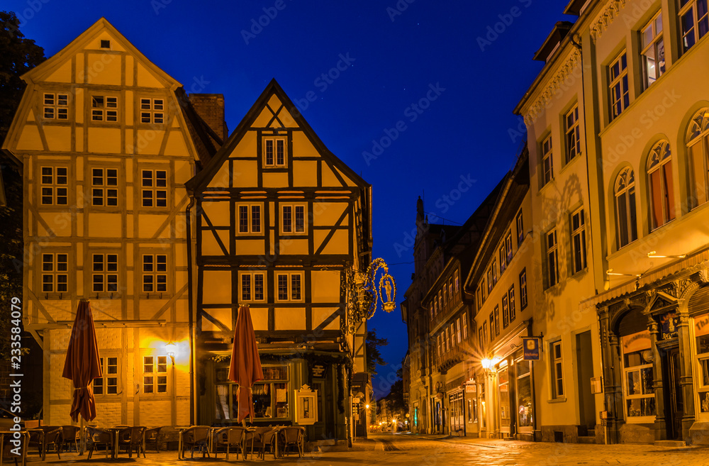 Blaue Stunde in Quedlinburg