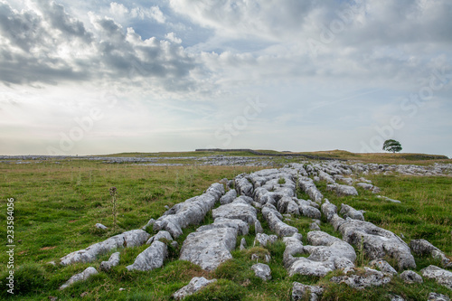 Limestone Grykes above Malham in the Yorkshire Dales National Park