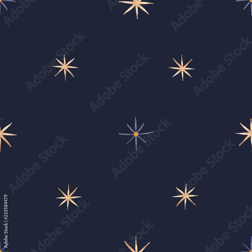 Stars seamless pattern