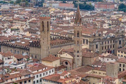 Vue sur les toits de Florence depuis le Campanile - Toscane - Italie