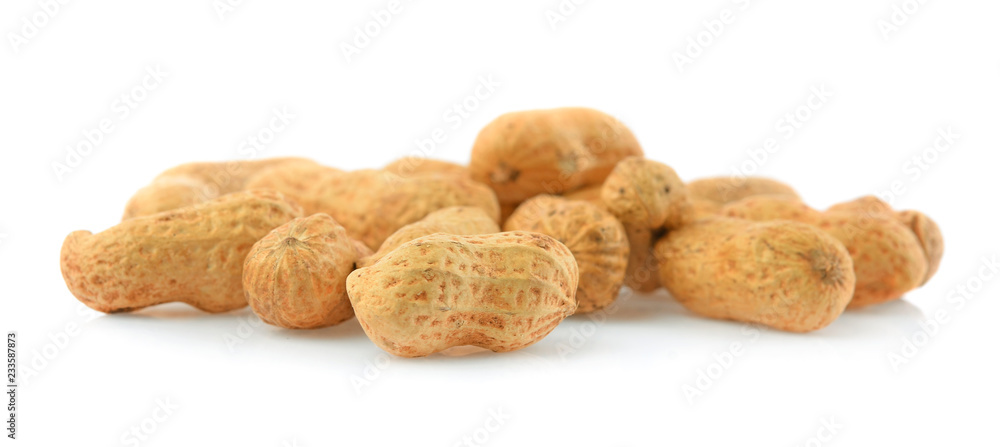 peanut  isolated on white background.