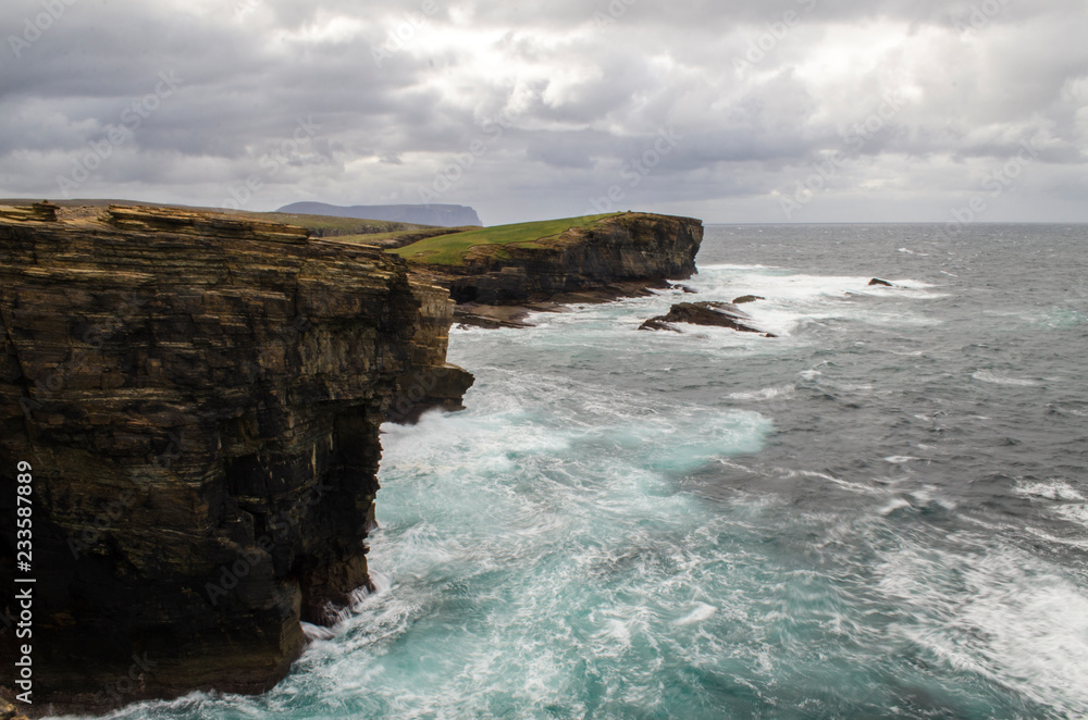 Orkney Coastal Cliff
