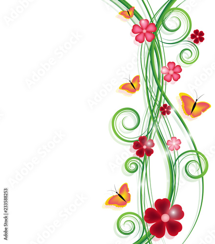 vector flower design