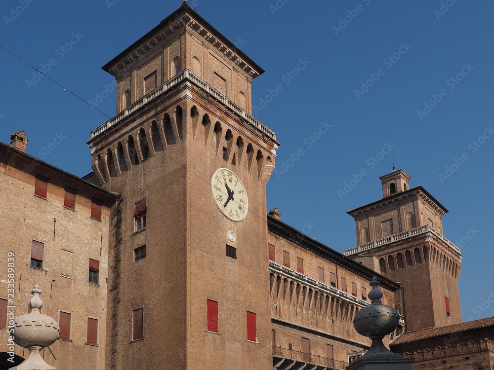 Ferrara, Italy. Este Castle.