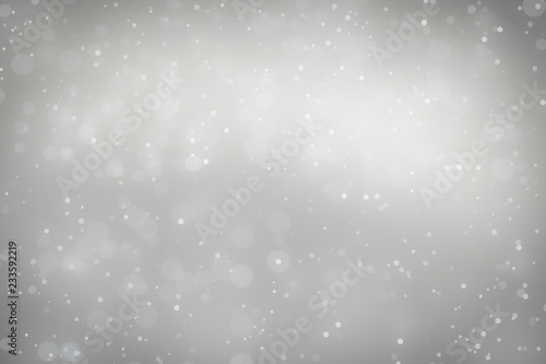 abstract white silver bokeh defocused background