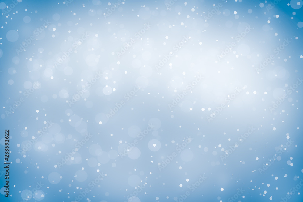 blue glitter texture christmas with light snow background
