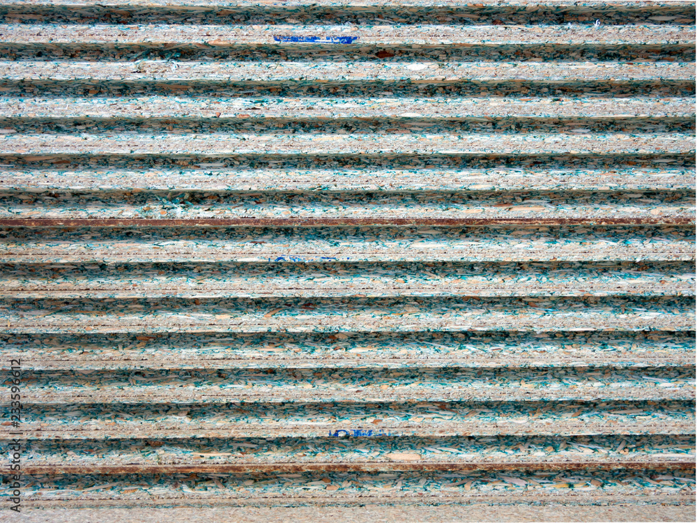 Background of the ends of the laminated grooved chipboard Background of the ends of the laminated grooved chipboard