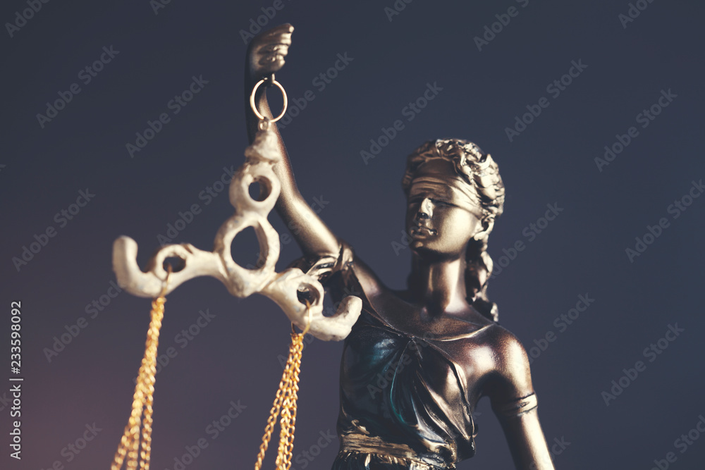 lady justice on dark background lady justice on dark background