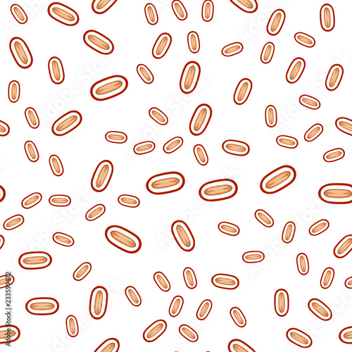 Seamless dates vector pattern. Minimalistic food background. Vitamins repeatable texture.