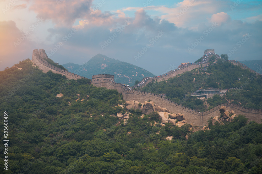 View of the great Chinese wall