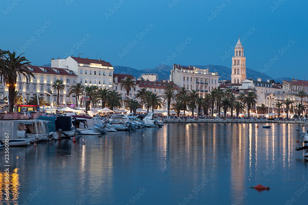 Riva in Split, Croatia