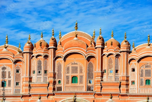 Facade, Hawa Mahal, Palace of the Winds, Jaipur, Rajasthan, India, Asia