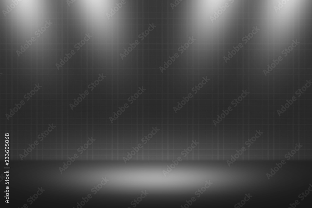 Product showcase spotlight background. Clean photographer studio. Product showcase spotlight background. Clean photographer studio.