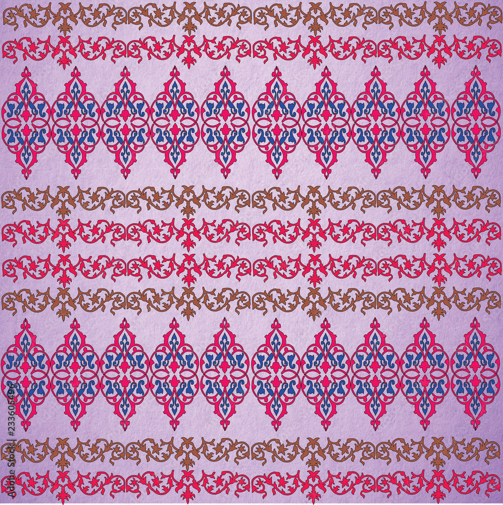 Islamic repeated pattern Islamic repeated pattern