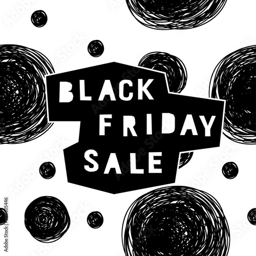 Black friday sale event theme. Abstract black friday pattern background for design shop advertising, market card, party invitation, poster, t shirt, modern web banner etc.