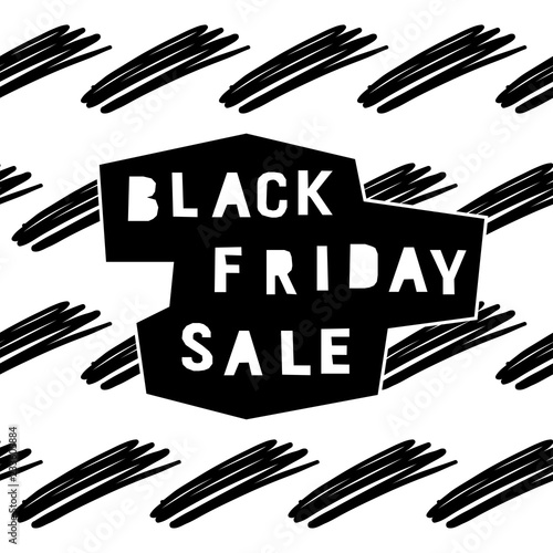 Black friday sale event theme. Abstract black friday pattern background for design shop advertising, market card, party invitation, poster, t shirt, modern web banner etc.