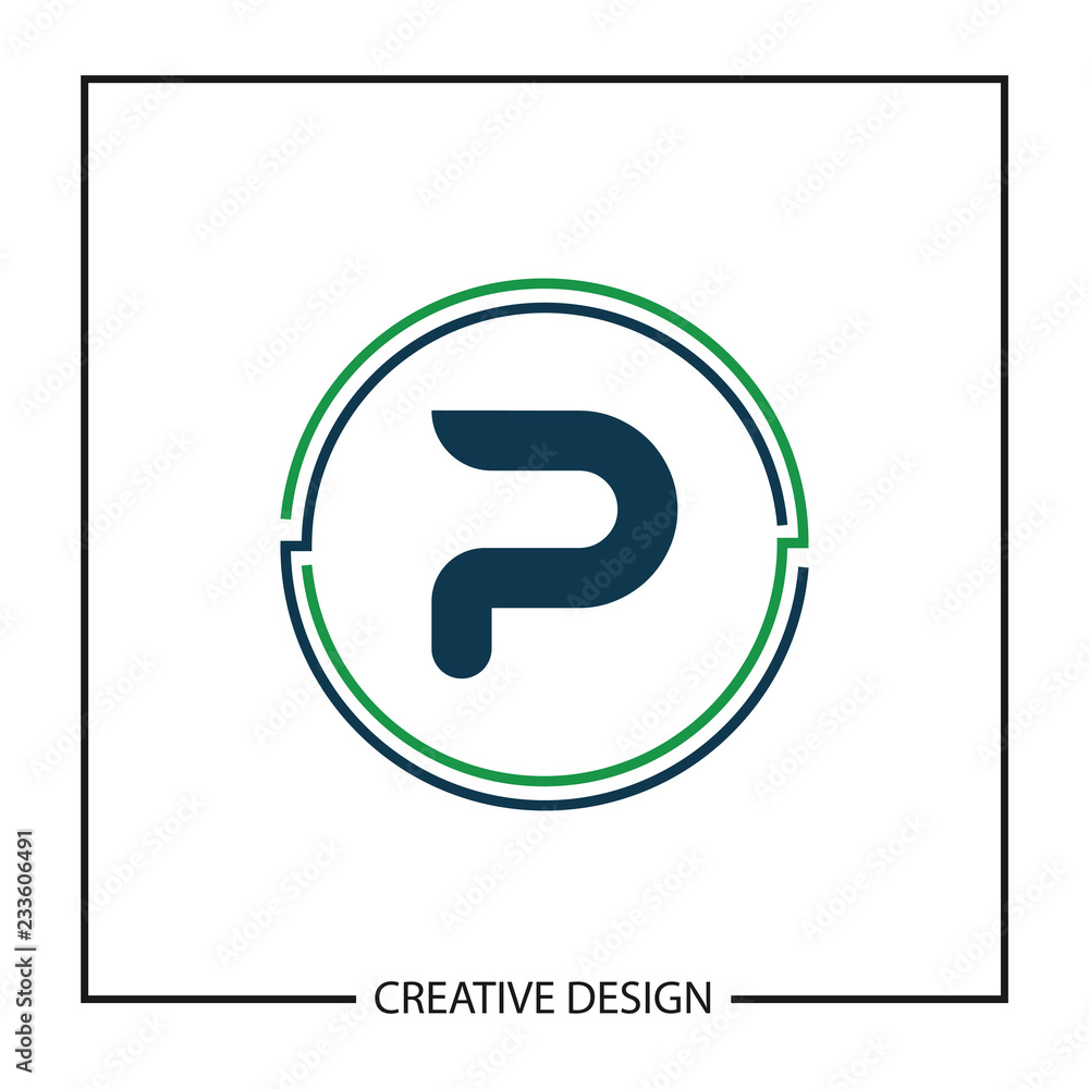 Initial Letter P Logo Template Vector Design Initial Letter P Logo Template Vector Design