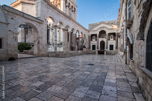 Historic city center in Split. This is a UNESCO heritage. Croatia