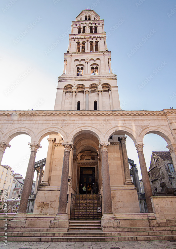 Cathedral's tower in Split, Croatia