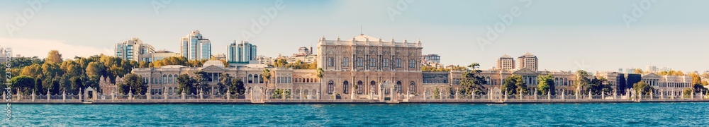 Dolmabahce palace, istanbul, Turkey, located at the European side of the Bosporus