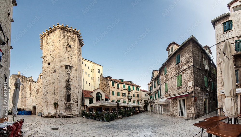 Old town in Split, Croatia