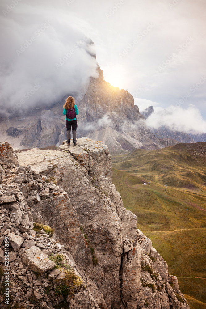 girl on a rock girl on a rock