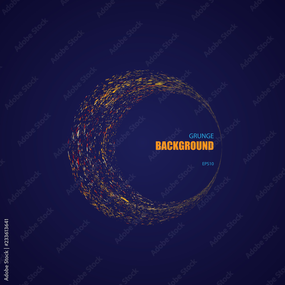 Fototapeta premium Grunge circle wallpaper