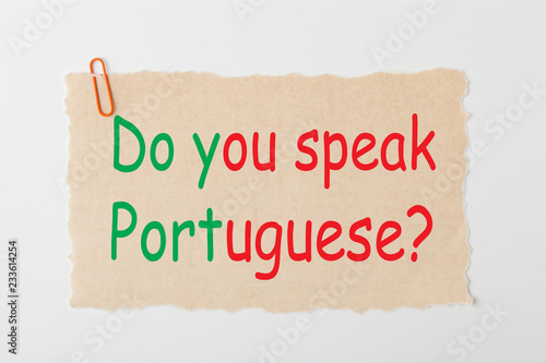 Do you speak Portuguese