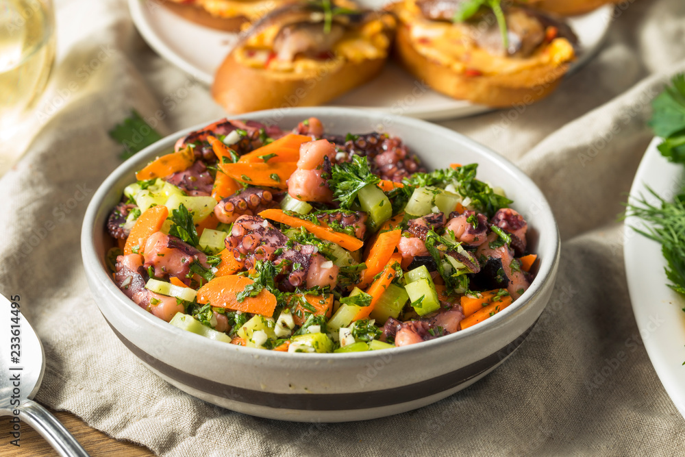 Homemade Mediterranean Octopus Salad Homemade Mediterranean Octopus Salad